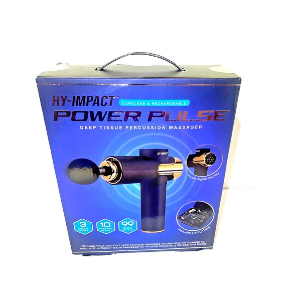 HY-IMPACT 03839 Power Pulse Deep Tissue Percussion Muscle Massager, Touch - Picture 5 of 7
